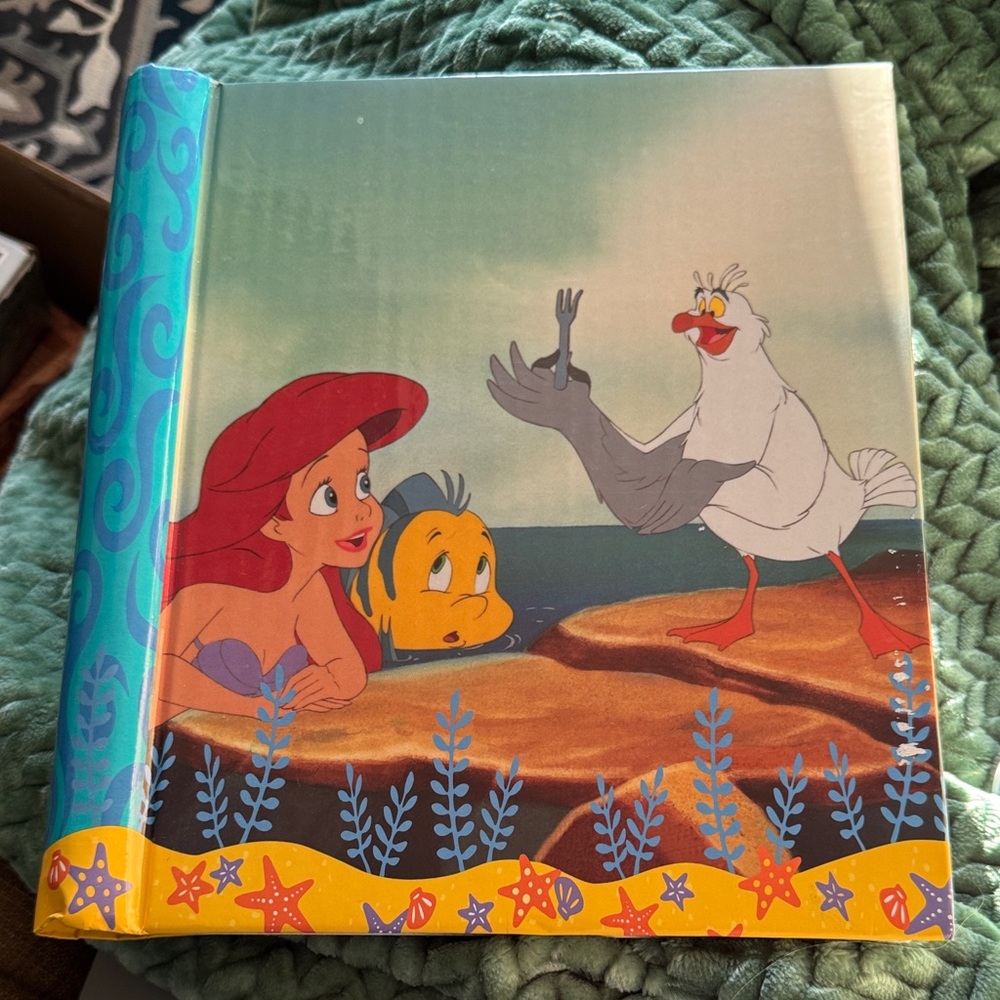 Vintage Disney Little Mermaid Photo Sticker Album VGUC